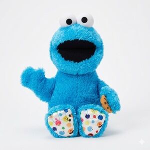 Cookie Monster Plush Sesame Street Plush Stuffed Toy Issac Mizrahi 16”
